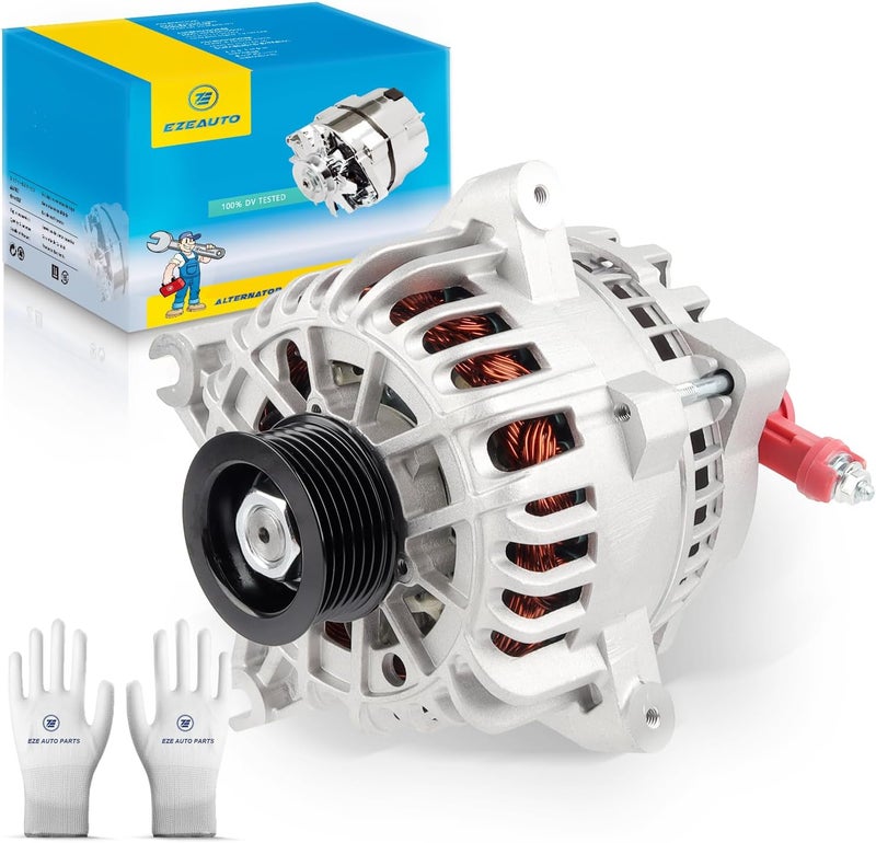 E EZEXPREZE Ezexpreze 8318 New Alternator Fit for Ford F150 V8 4.6L 5.4L 2004-2008, for F150 Heritage 2004 (Not for SVT Lightning), Fit for Expedition 5.4L 2005 2006, Fit for Lincoln 5.4L Mark LT 2006-2008 - Image 1